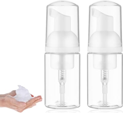 2 Stuks Lege Foam Pompflessen 30ml - Herbruikbare Reisinrichting voor Zeep, Shampoo en Reinigers