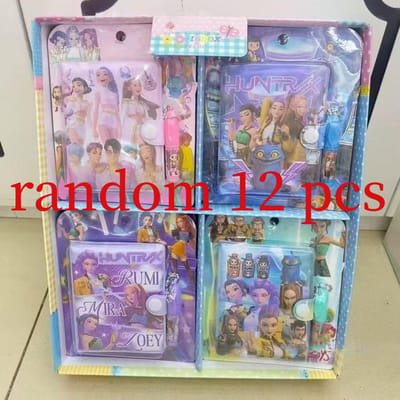 2026 nieuw Op Voorraad Hete KPOP Demon Hunters Notitieboek met Pen Set Cartoon Student Kantoorbenodigdheden Dagboek Notitieboek voor Fans Duurzaam Cadeau