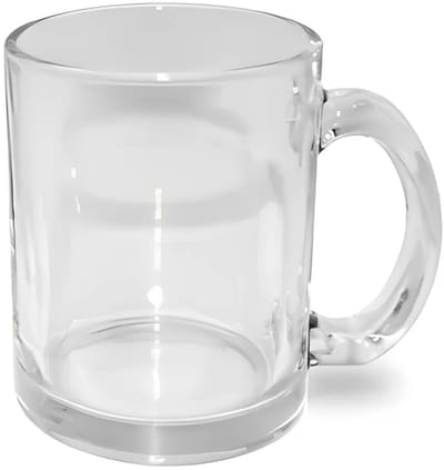 Nevolis® 330ml (11oz) Glazen Mok – Ideaal voor Personalisatie