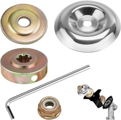 5 stuks adapters voor grasmaaiers, accessoires voor bosmaaier, stabiele prestaties, robuust en eenvoudig te installeren.