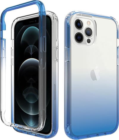 Hoesje geschikt voor iPhone 7 - Full body - 2 delig - Shockproof - Siliconen - TPU - Blauw