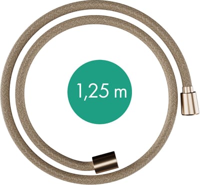 Hansgrohe Designflex doucheslang textiel 1/2x125cm m. anti-knikbescherming brushed bronze