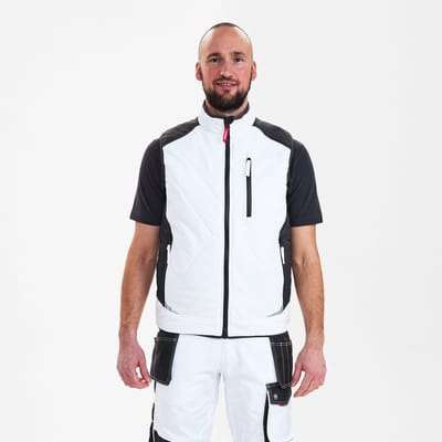 Engel Galaxy gewatteerd bodywarmer 5850-193 - White / Anthracite Grey - M