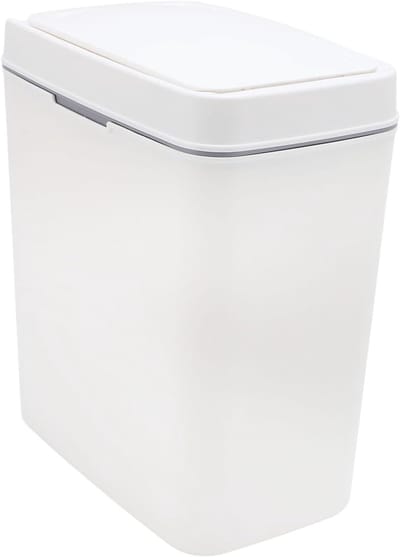 Contactloze Sensor Prullenbak 15L - Waterdichte Afvalcontainer voor Badkamer, Keuken en Woonkamer - Slimme Afvaloplossing