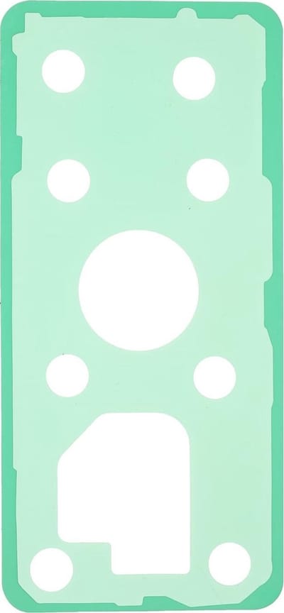 Plaksticker Geschikt voor Samsung Galaxy S9 – Achterkant – Transparant