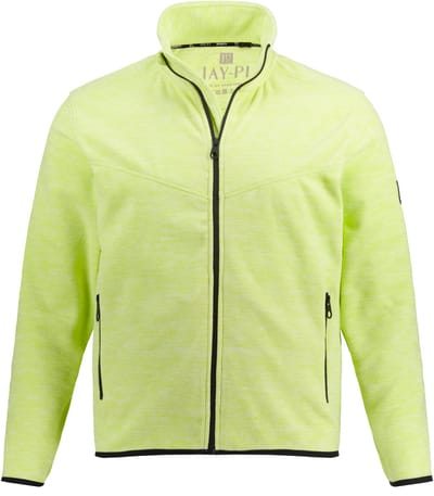 JAY-PI - Heren - Fleece jas bikewear Flexnamic - Limoen - Maat XL