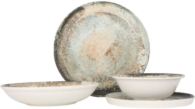 Rinart Serviesset (Medium) - Obvara - 24 delig - 6 persoons - Porselein
