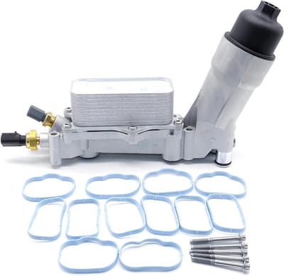 3.6L Upgrade Aluminium Motorolie Koeler Filterhuis Adapter Kit voor Dodge Ram, ProMaster, Challenger, Jeep Wrangler JK en Grand Cherokee 2011-2016 - Hoogwaardige vervangingsonderdelen voor optimale motorprestaties