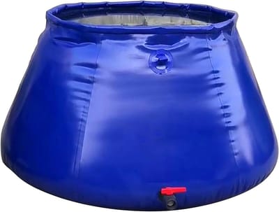 Opvouwbare Regenton - Watercollector Buiten - Tuin Irrigatie - Lekvrij Ontwerp - Grote Capaciteit - Blauw