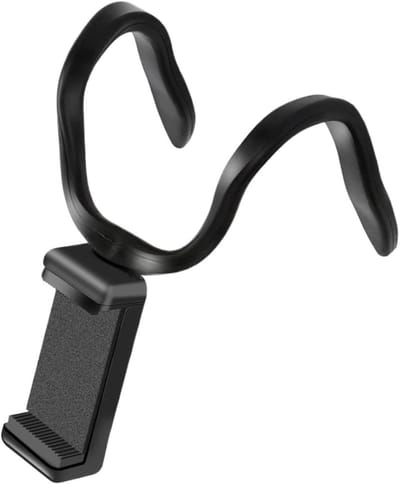 Telefoonhouder - Universele standaard - Training bijhouden - 360 graden rotatie - 52 cm lengte - Zwart