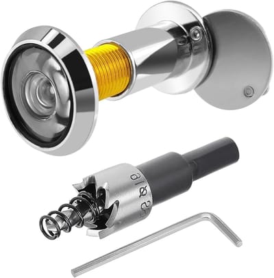 220° Hoekverstelbare Deurspion met Optische Glazen Lensen voor Deuren van 40-60 mm Dikte