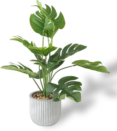 Dailygoods - Kunstplanten in Potten - Nep Tropische Palmboom 32 cm voor Decoratie