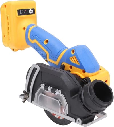 Kleine Cirkelzaag - Handzaag Elektrisch - Metaal Hout Zagen - Borstelloze Motor - 3 Inch Bladen - Zwart