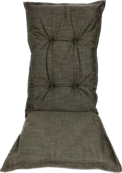 Madison Tuinstoelkussen hoge rug 50x123 cm Woven dark taupe