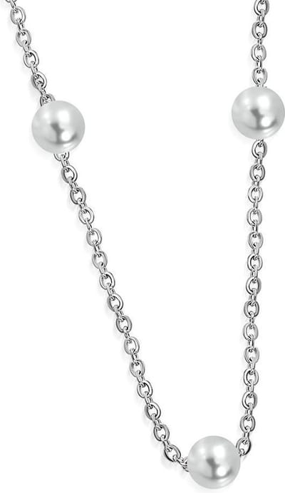 Amanto Ketting Birgin - 316L Staal - Parel - ∅6mm - 45cm