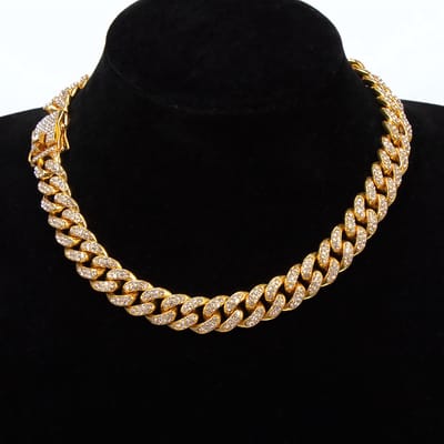 ICYBOY Miami Heren Gouden Ketting - verguld - 60 cm - Cuban Link