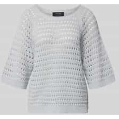 Gebreide pullover met 1/2-mouwen