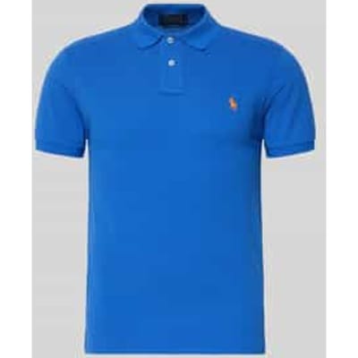 Slim fit poloshirt van puur katoen
