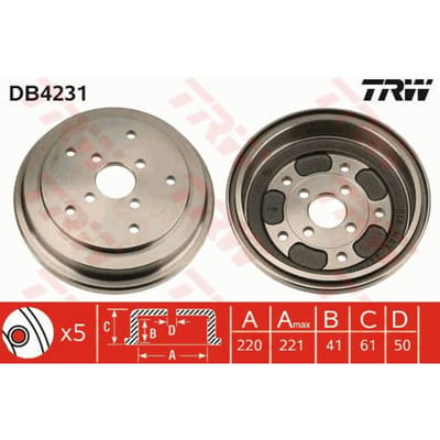 Remtrommel TRW DB4231