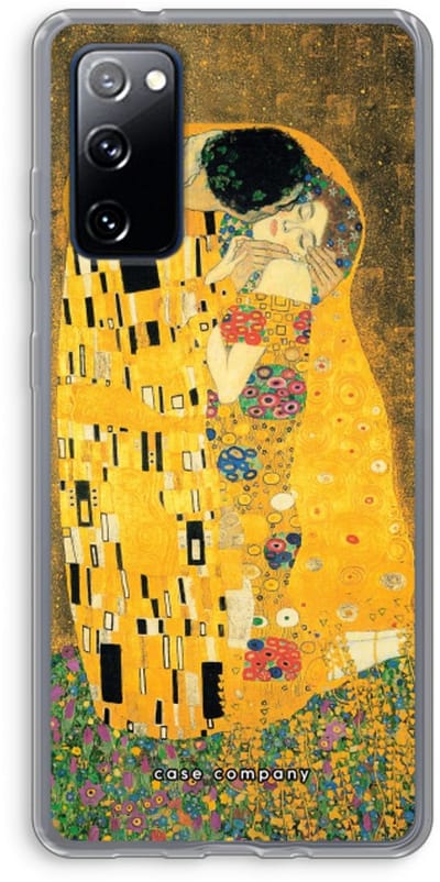 Case Company® - Hoesje geschikt voor Samsung Galaxy S20 FE / S20 FE 5G hoesje - Der Kuss - Soft Cover Telefoonhoesje - Bescherming aan alle Kanten en Schermrand