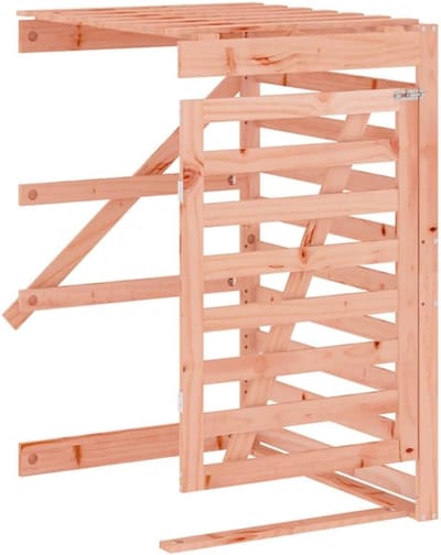 Containerberging Verlengstuk - Tuinbak Pergola - Afvalbak Opslag - Vergroot Capaciteit - 915 x 78 x 1285 cm - Douglashout