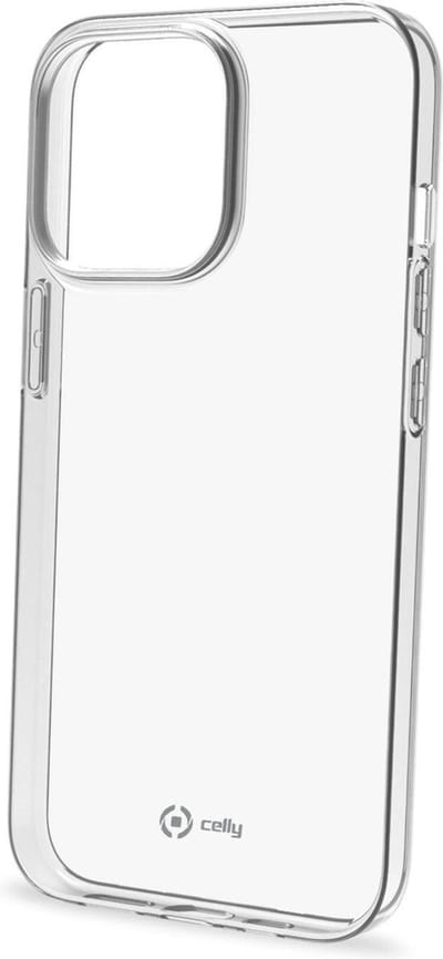 Celly Gelskin Siliconen hoesje - Geschikt voor Apple iPhone 13 Pro Max - TPU Back cover - Transparant