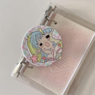 Japon Kawaii Fille de Dessin Animé Support Magnétique Étui de Téléphone Pour iPhone 16 Pro 15 14 13 Pro Max Étuis Mignons Antichoc pour Magsafe iPhone 15 Pro Max