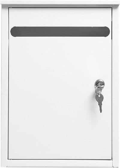 Wandmontage brievenbus - Postkast Pakketbrievenbus - Veilig Post Ontvangen - Heavy Duty Constructie - 36 x 26 x 10 cm