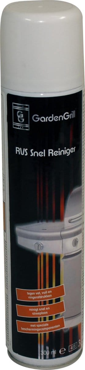 GARDEN GRILL RVS SNELREINIGER