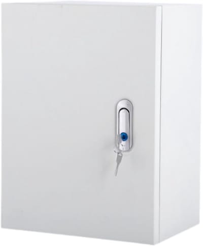 Verdeeldoos Buiten - Kabelbox Installatie - Elektrische Aansluitingen - Grote Capaciteit - Klein 25x30x14cm - Grijs