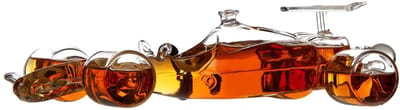 Karaf met glazen bal stop klassieke vintage sportwagen ontwerp ideaal voor wodka whisky, Scotch, Rum Tequila 400ml