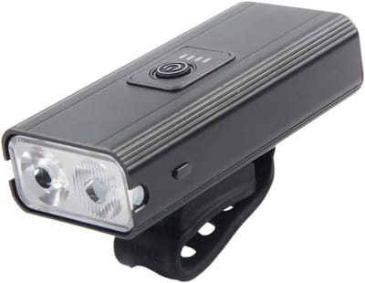 LED-fietskoplamp, USB-oplaadbaar, multi-modus veiligheidskoplamp