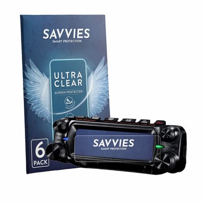 Savvies - Screenprotector voor Yaesu FTM-310 - Folie Beschermfolie transparant 6 Stuks