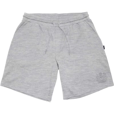 Aquascutum Effen fleece-sweatshorts voor heren (Grijs)