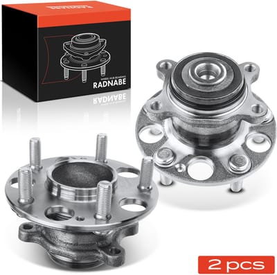 Frankberg 2x Wielnaaf Set Achter voor Honda Civic IX Stufenheck VIII