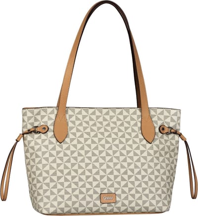Gabor Schoudertas Barina Zip Shopper Mixed White Wit Veelkleurig