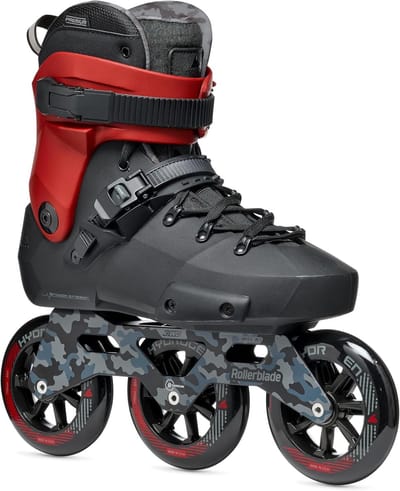 Rolschaatsen - Skeelers - Snel Skaten - 110mm Wielmaat - Maat 42 - Wit Grijs