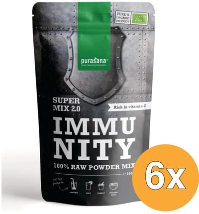 6x Purasana Immunity Mix 2.0 Vegan Bio (100 gr)