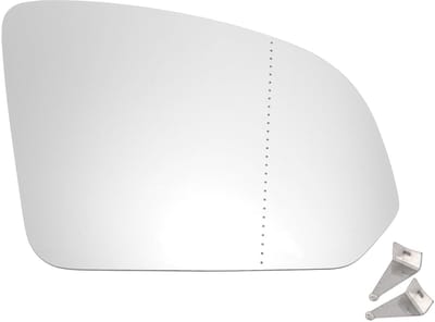 Cosensi- Buitenspiegelglas Vervanging - Verwarmd Glas - Voor Volvo XC40 2017-2021 - Wit - Kunststof - 20.4cm Diagonaal - Spiegelglas