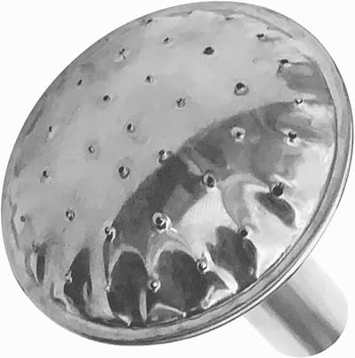 Gieter Sproeikop - Sproeier Vervanging - Planten Water Geven - Roestvrij Staal - 9.5 cm - Zilver