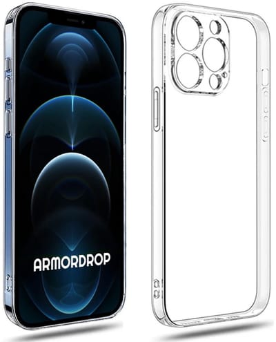Armordrop Transparant Hoesje Geschikt Voor iPhone 12 Pro Hoesje - Stevige Beschermhoesje