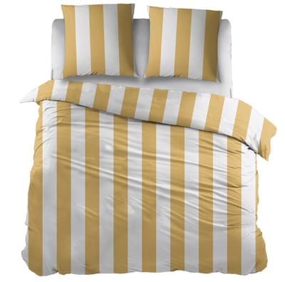 Snoozing Kristy Dekbedovertrek - Tweepersoons - 200x200/220 cm - Yellow