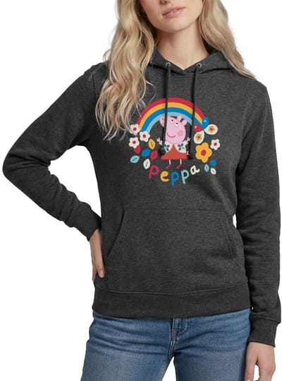 Peppa Pig Regenboog Hoodie Dames