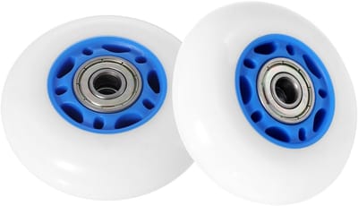 Wielen Vervanging - Onderdelen Steppen - Caster Board Rijden - ABEC-9 Lagers - 76mm x 24mm - Wit Blauw