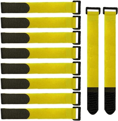 20 Stuks Herbruikbare Nylon Kabelbinders van 30 x 2 cm, Verstelbare Kabelstraps voor Organisatie en Beveiliging