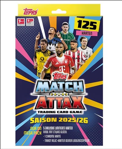 Topps/Merlin Bundesliga Match Attax Trading Cards 2025/26 Mega Pack Trading cards