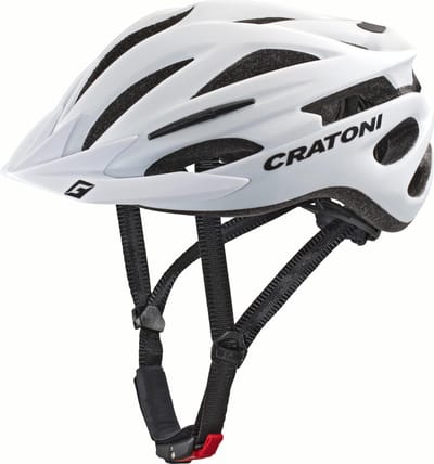 Cratoni Pacer Fietshelm, wit Hoofdomtrek S/M | 54-58cm