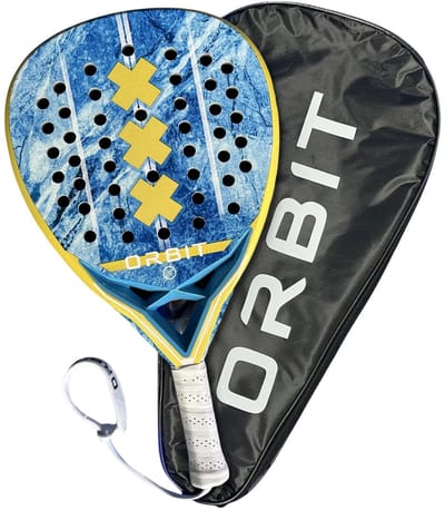 Orbit Barkie Amsterdams Padel racket - inclusief beschermhoes - Padel - 100% carbon