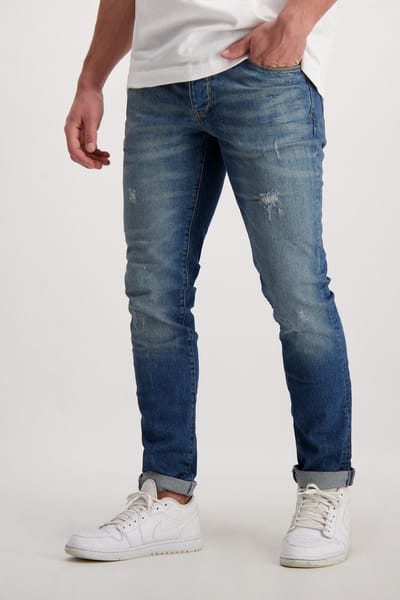Cars Blizzard Heren Slim Fit Jeans Blauw - Maat W29 X L34