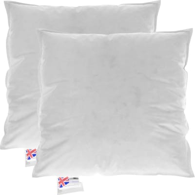 Homescapes Kussenvulling Set van 2 – 65x65 cm – Ganzendons & Veren Binnenkussens – 100% Katoen Tijk – OEKO-TEX® & RDS Gecertificeerd